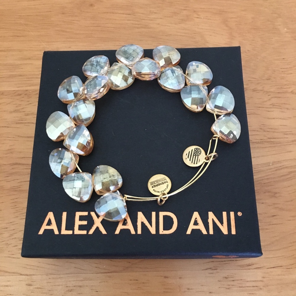 ❌SOLD❌ Alex and Ani Champagne Rendezvous Bracelet